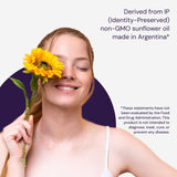 Healthy Origins Sunflower E-400 IU Vitamin E back view