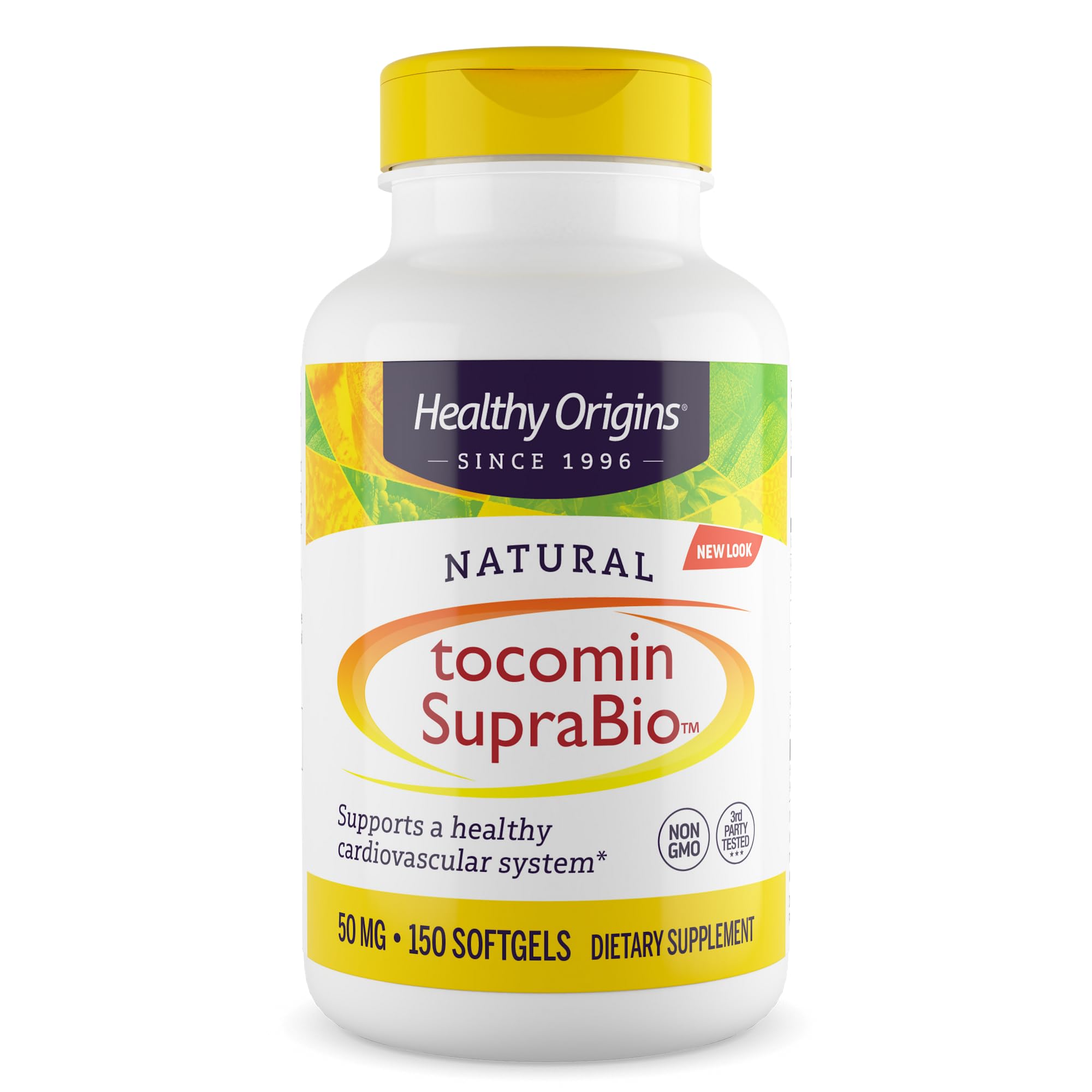 Healthy Origins Tocomin SupraBio Vitamin E Complex 82g front view