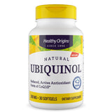 Healthy Origins Ubiquinol 200mg CoQ10 Softgels front view