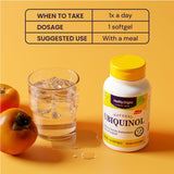 Healthy Origins Ubiquinol 200mg CoQ10 Softgels packaging