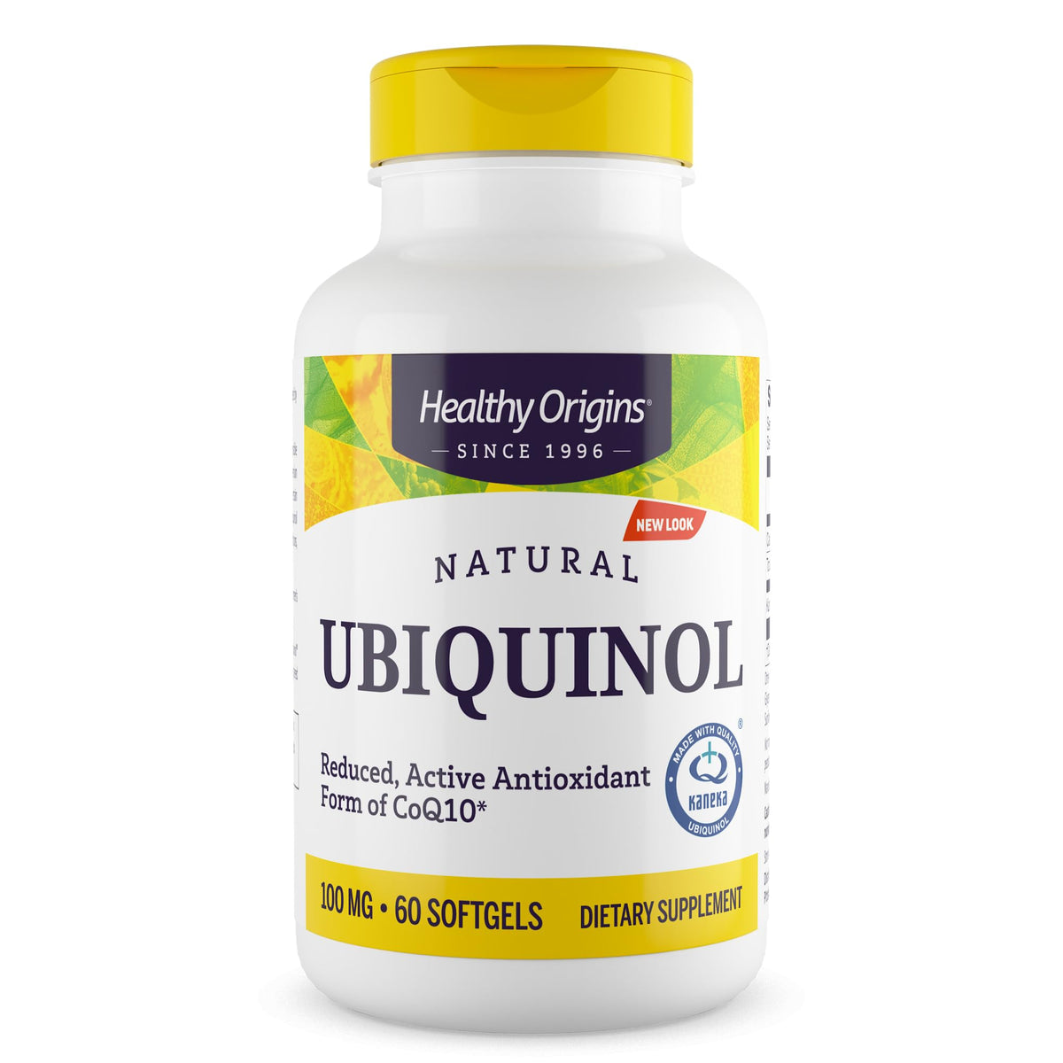 Healthy Origins Ubiquinol CoQ10 100mg softgels front view