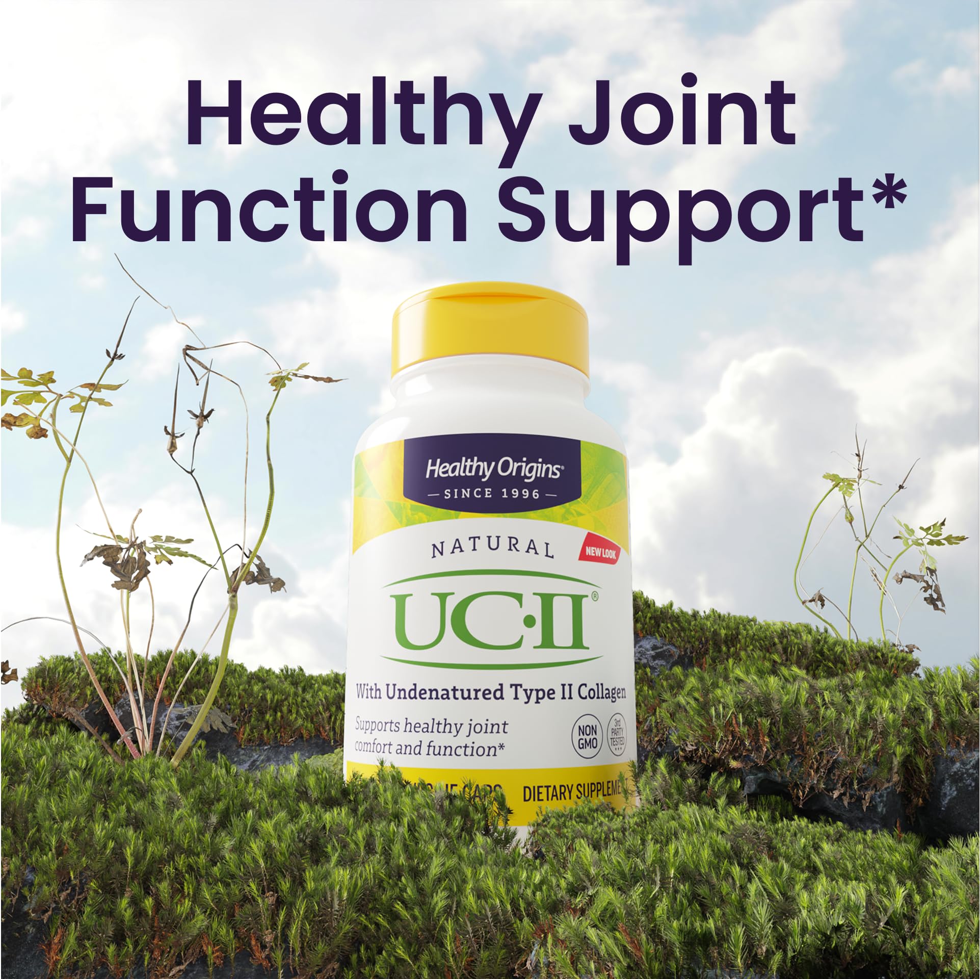 Healthy Origins UC-II Collagen 40mg supplement packaging