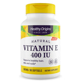 Healthy Origins Vitamin E 400 IU Softgels front view