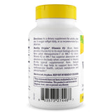 Healthy Origins Vitamin K2 MK-7 side view of packaging
