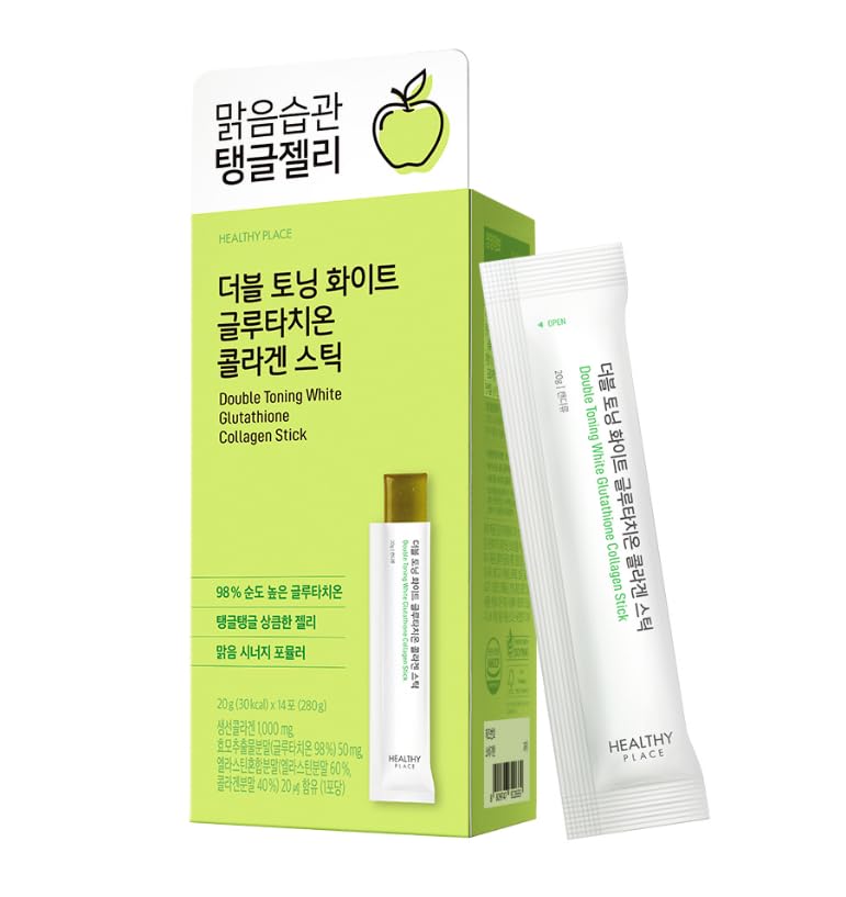 HEALTHY PLACE Double Toning White Glutathione Collagen Jelly Stick front view