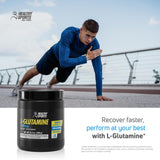 HEALTHY SPORTS L-Glutamine Powder 6000mg with shaker