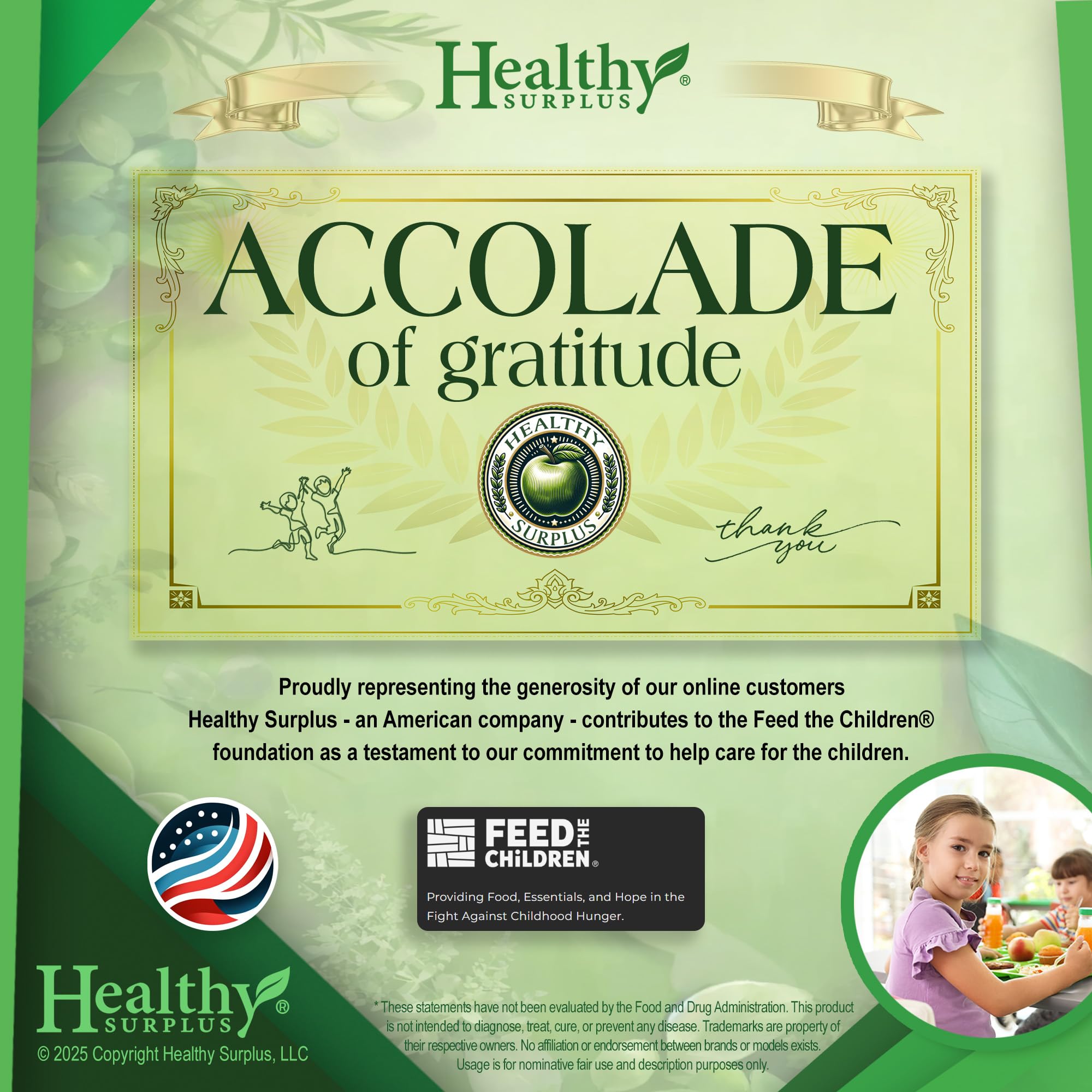 Healthy Surplus Vital Volumes Tips Card included