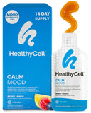 Healthycell 5-HTP MicroGel pack front view with berry lemon flavour