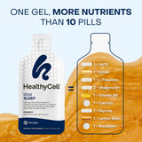 HealthyCell REM Sleep Aid Liquid Gel Supplement gel pack opened