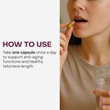 Healthycell Telomere Length Supplement lifestyle scene on a kitchen counter