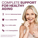 Healthycell Telomere Length Supplement side view showing ingredients