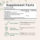 HealthyFinds Oregano Oil & Black Seed Oil Softgels side view