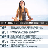 HEALTHYU NUTRITION Multi Collagen Peptides Capsules on a wooden table
