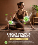 HealthyVi Mushroom Coffee Blend in a cup with water