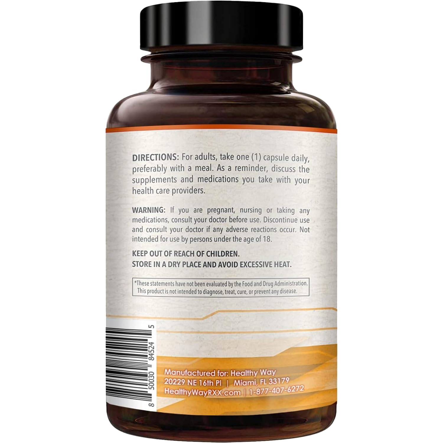 HealthyWayRx CoQ10 200mg capsules packaging details