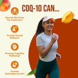 HealthyWayRx CoQ10 400mg capsules with ingredients list