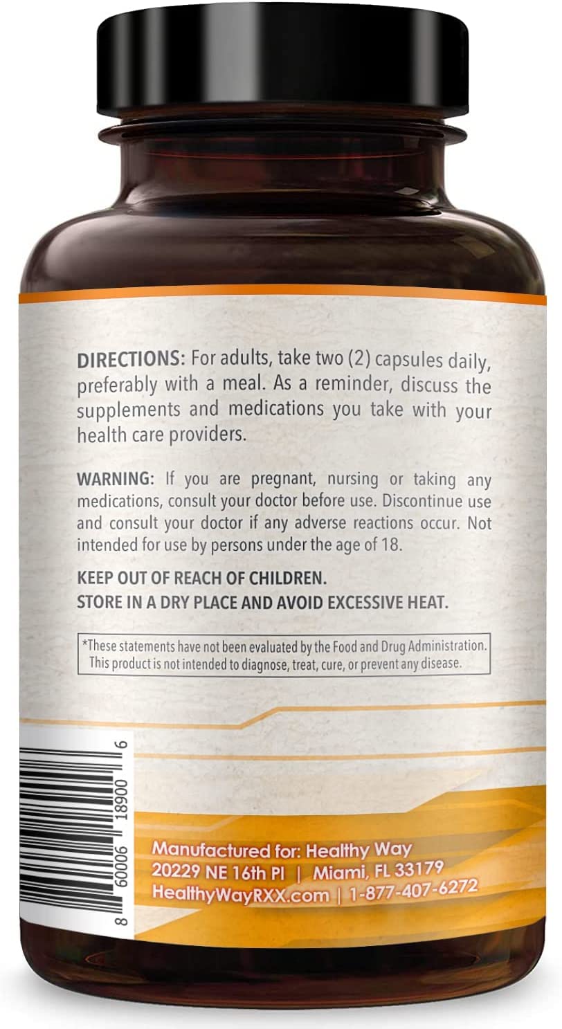 HealthyWayRx CoQ10 400mg capsules with packaging