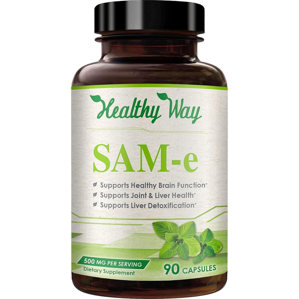 HealthyWayRx SAMe Supplement 60 Capsules front view