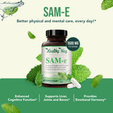 HealthyWayRx SAMe Supplement 68g packaging