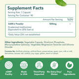 HealthyWayRx SAMe Supplement bottle with label