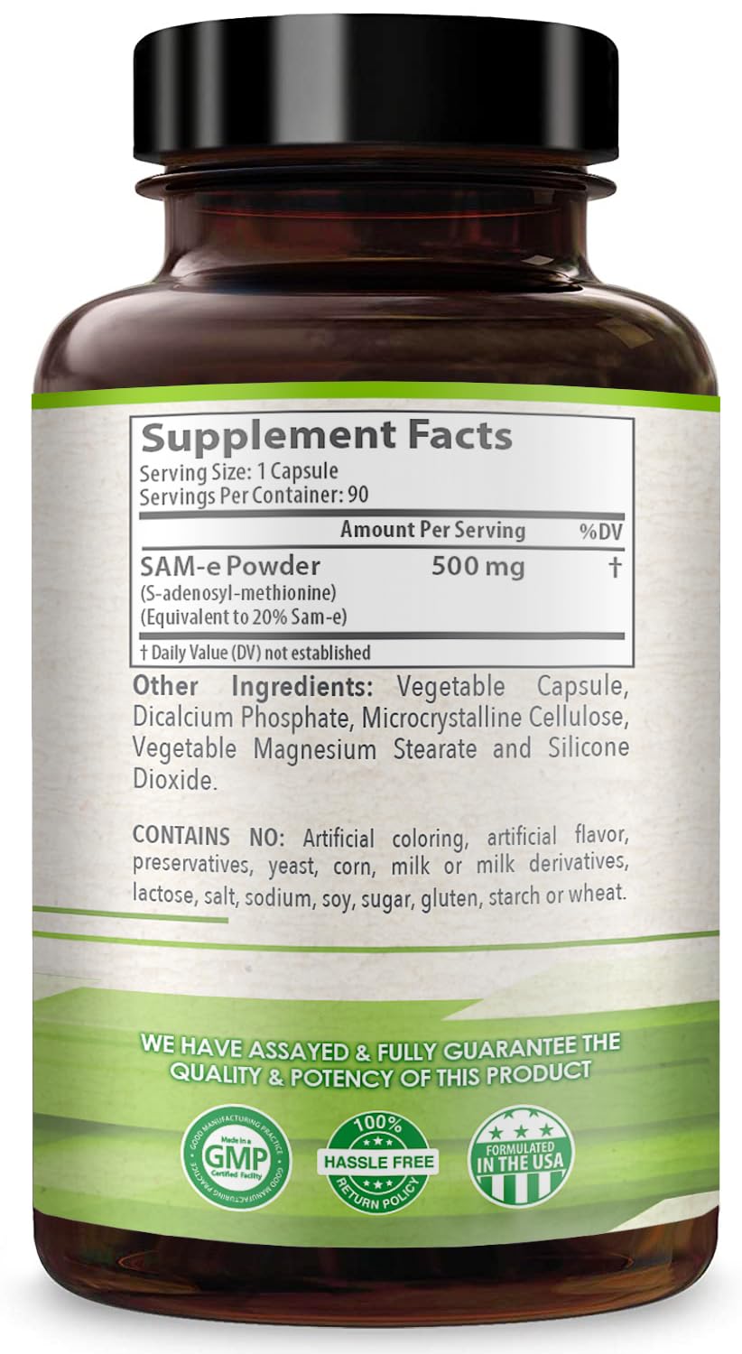 HealthyWayRx SAMe Supplement packaging details