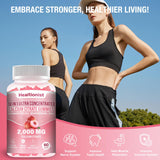 Healtionist Calcium Citrate Gummies with a measuring spoon