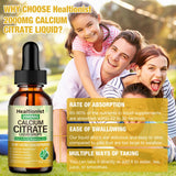 Healtionist Calcium Citrate Liquid Drops in a lifestyle setting