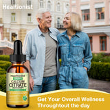 Healtionist Calcium Citrate Liquid Drops packaging with ingredients list