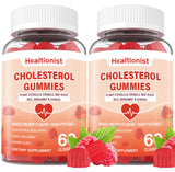Healtionist Cholesterol Gummies front view with packaging