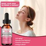 Healtionist Liposomal Glutathione Liquid Drops label close-up