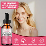 Healtionist Liposomal Glutathione Liquid Drops with measuring spoon