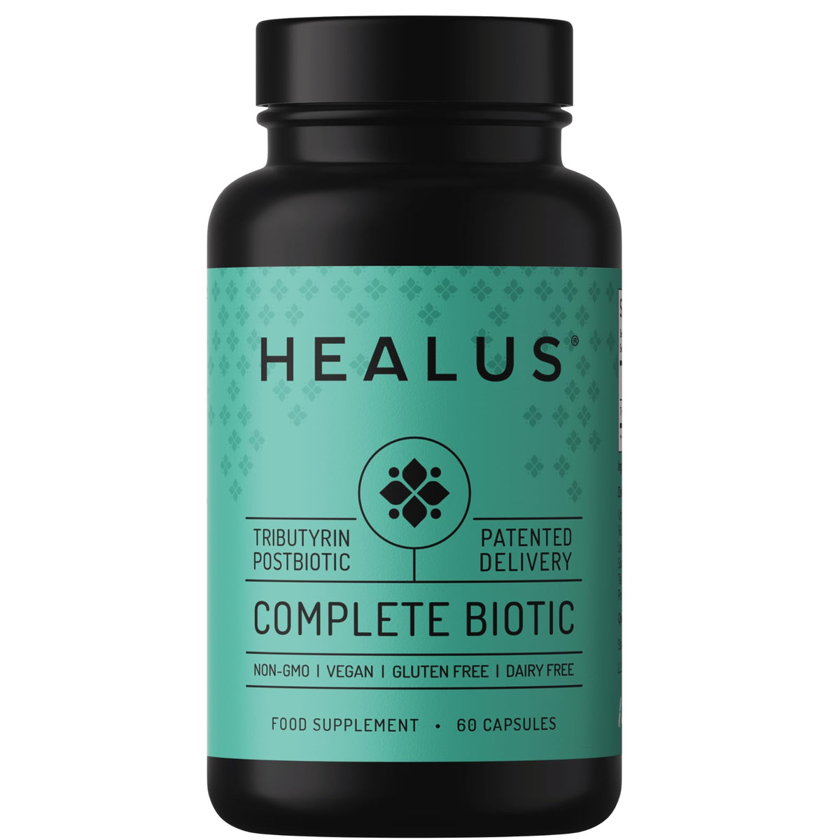 Healus Complete Biotic Tributyrin Supplement 500mg front view