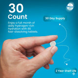 Healux Hydrogen Tablets 50g light raspberry flavour