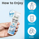 Healux Hydrogen Tablets 50g side view of packaging
