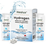 Healux Molecular Hydrogen Tablets 30 count close-up of tablets