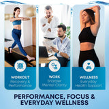Healux Molecular Hydrogen Tablets 30 count in gym bag