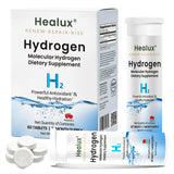 Healux Molecular Hydrogen Tablets 30 count packaging front view