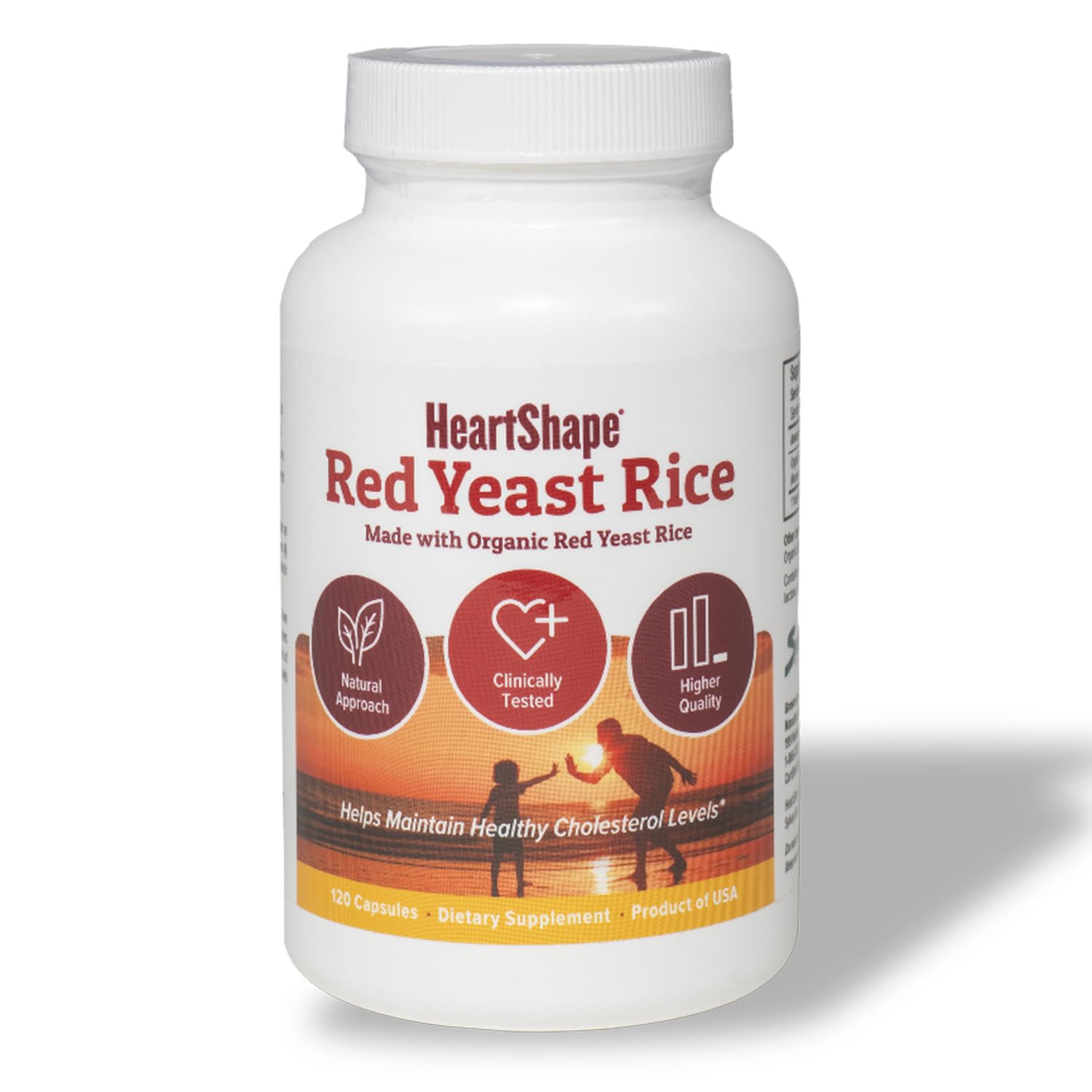 HeartShape Red Yeast Rice 109g front view with packaging