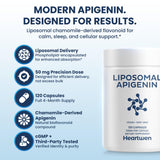 Heartwen Liposomal Apigenin Supplement 120 Count bottle