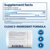 Heartwen Liposomal Apigenin Supplement capsule in hand