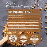 Hebhac Herbs Fenugreek Capsules 1g back view