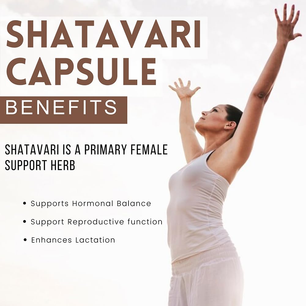 Hebhac Herbs Organic Shatavari Supplement back label
