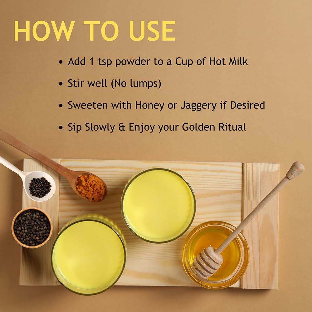 Hebhac Herbs Turmeric Golden Milk Powder nutritional information