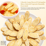 hee creek Astragalus Herbal Tea dried slices close-up
