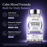 Heffchi Lemon Balm Capsules in a lifestyle setting