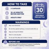 Heffchi Melatonin Capsules in a nightstand setting