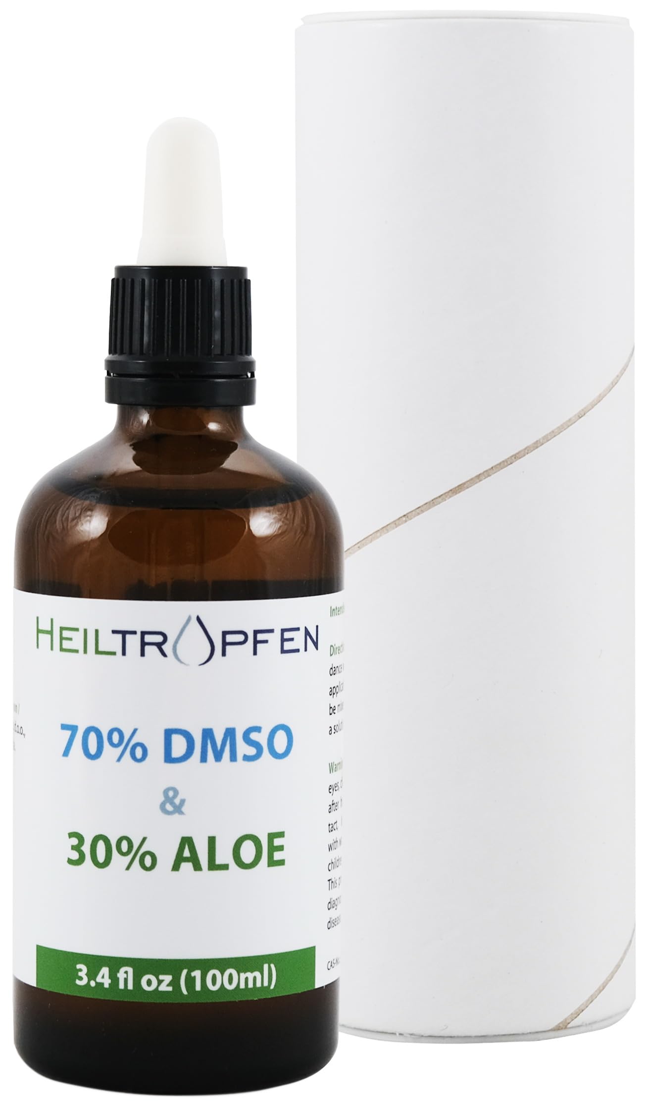 Heiltropfen Aloe Vera DMSO Supplement 250g side view