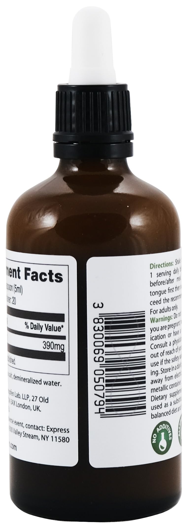 Heiltropfen Concentrated Ormus serving size measurement