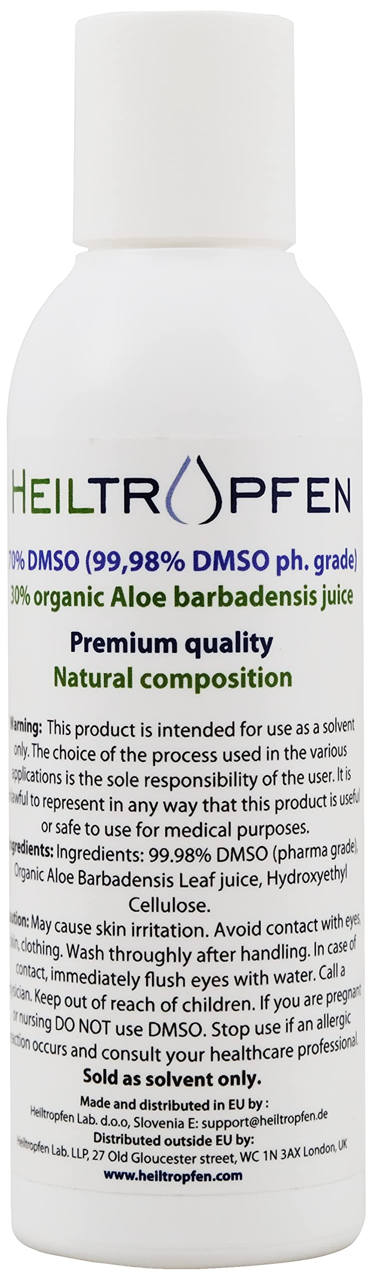 Heiltropfen DMSO Gel 150g lifestyle scene with aloe vera plant