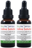 Heiltropfen Iodine Supplement packaging in heavy-duty cardboard tube